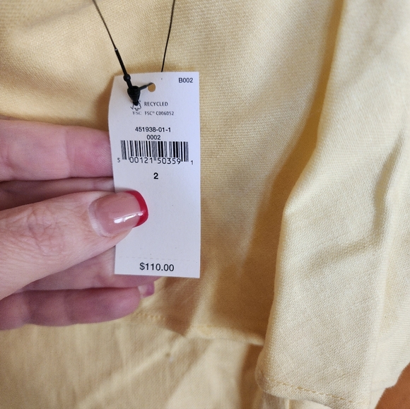 Banana Republic Sunny Yellow Mini Dress - Picture 5 of 7
